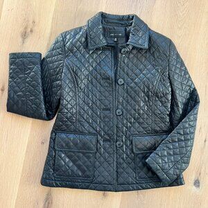 🌃 Black quilted leather jacket🌃